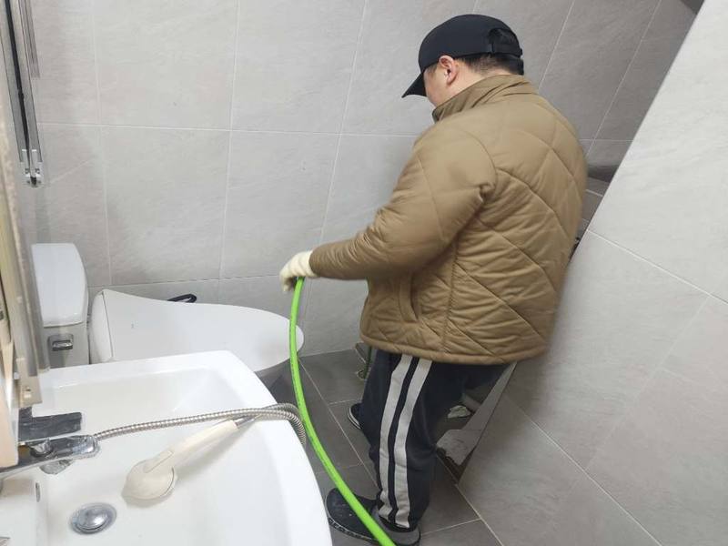가평 변기막힘 작업사례 6